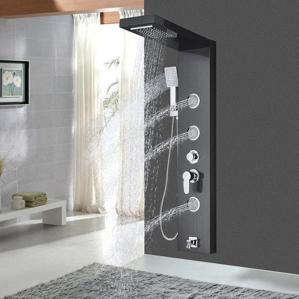 Nabiyy 47'' Shower Panel with Fixed Shower Head Wayfair